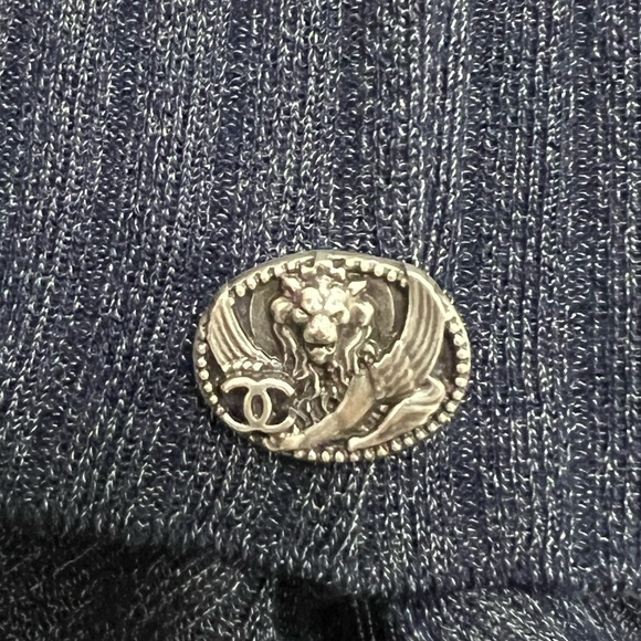 Chanel Cashmere/metal short sleeve top - Picture 3 of 10